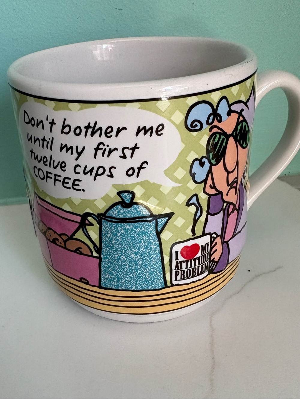 Vintage Maxine Hallmark Funny Mug Don’t Bother Me